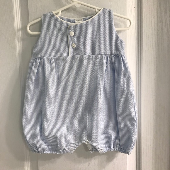 Timeless Tradition Other - Boys Seersucker Bubble 6 Months